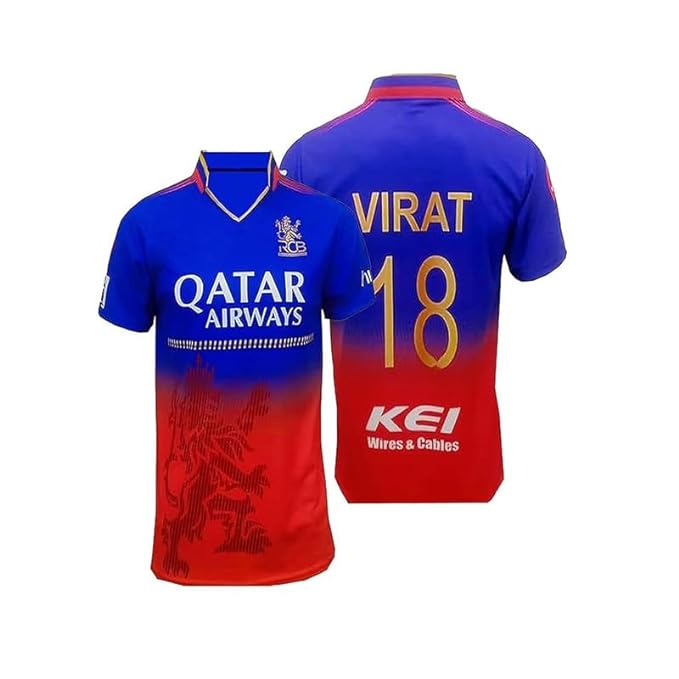 IPL 2024 RCB Virat Kohli 18 Jersey
